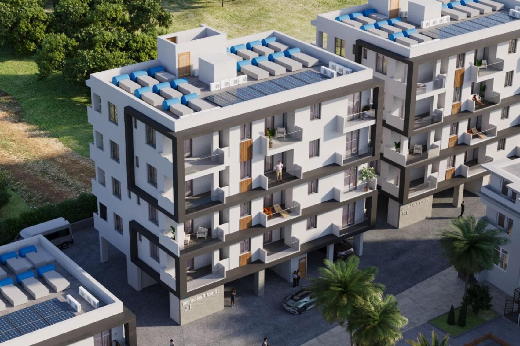 2-bedrooms apartments in Limassol, Cyprus.