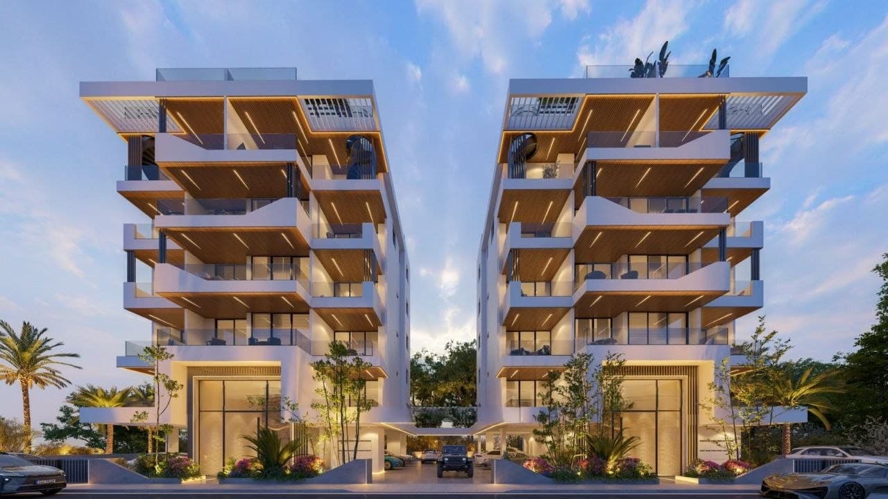 2-bedrooms apartments in Larnaca, Cyprus.