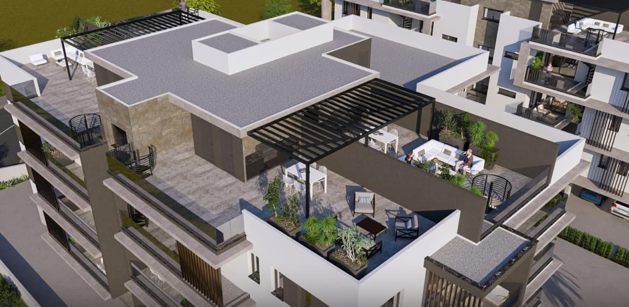 2-bedrooms apartments in Larnaca, Cyprus.