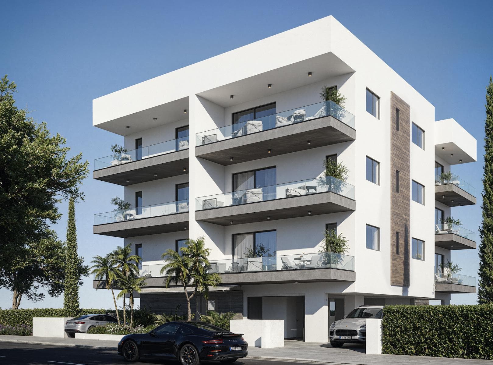 2-bedrooms apartments in Nicosia, Cyprus.