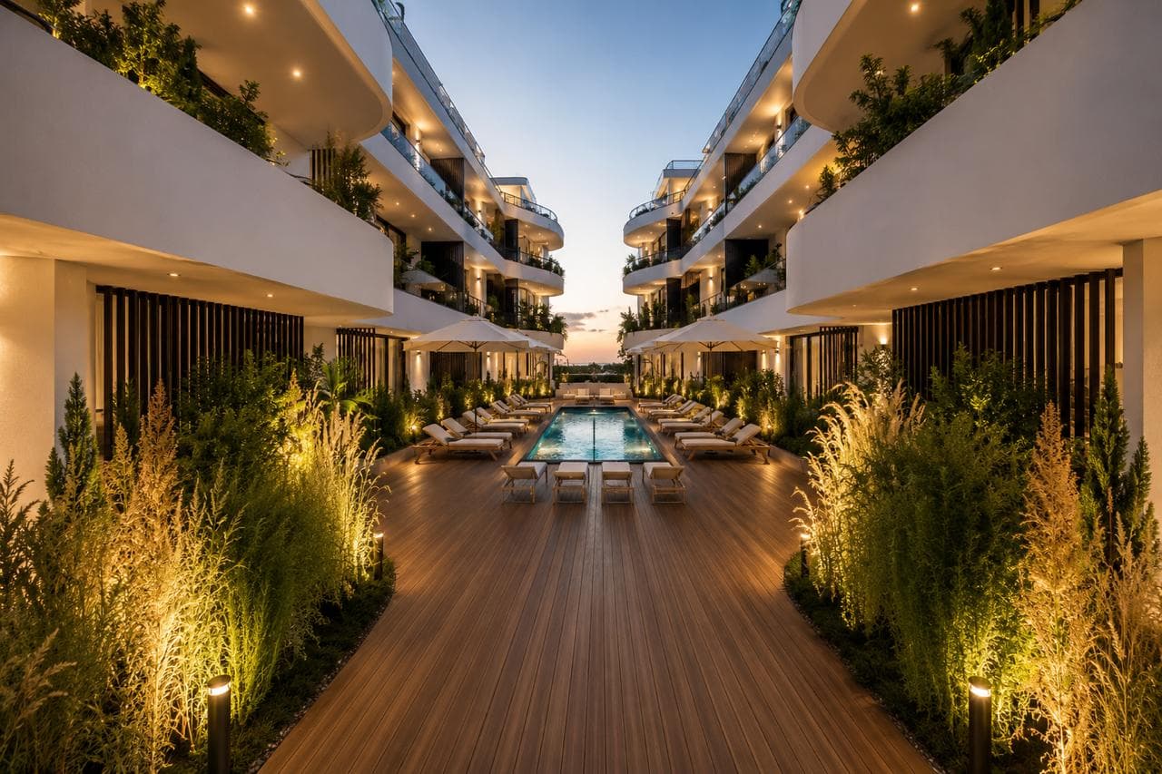 1-bedrooms apartments in Larnaca, Cyprus.