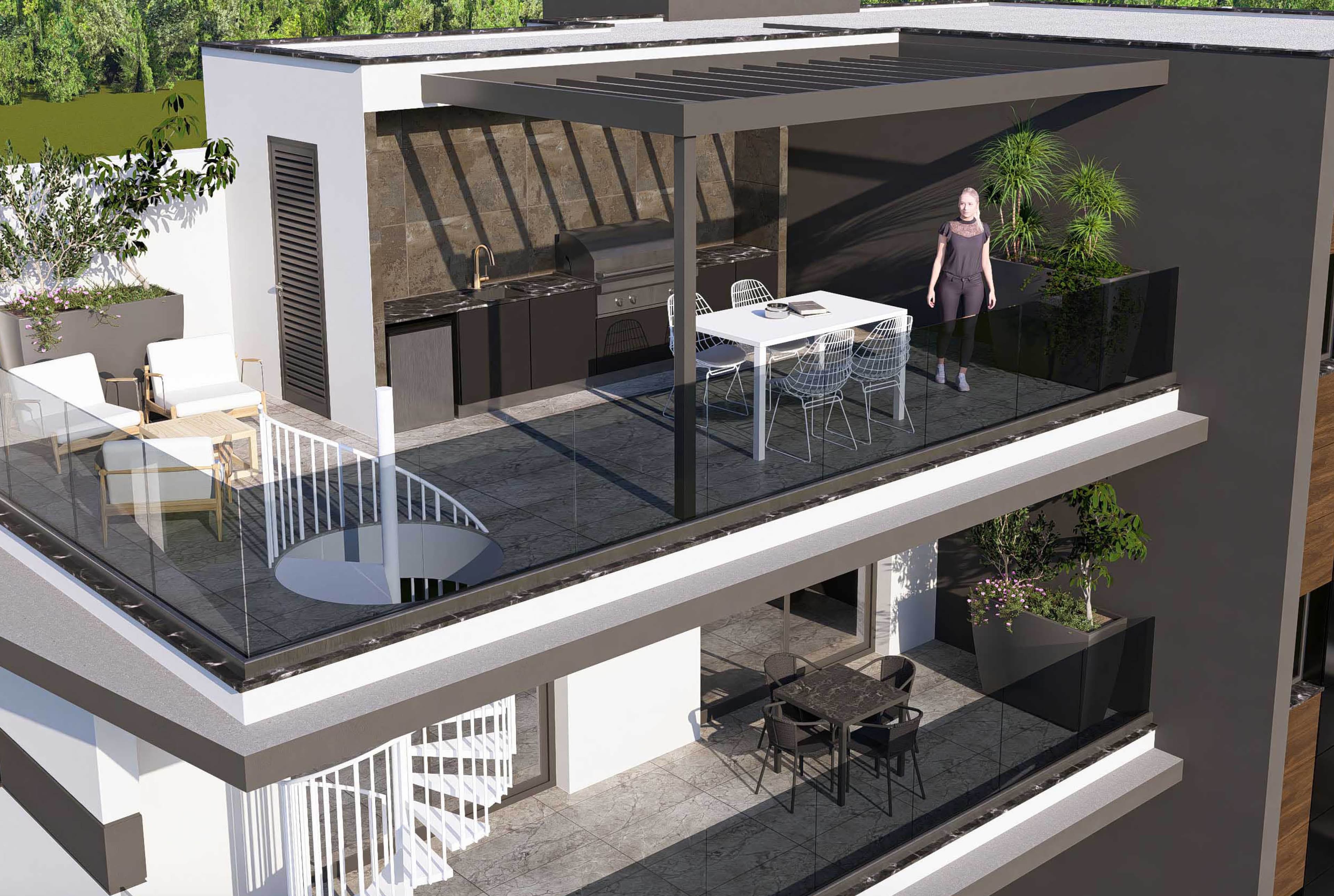 3-bedrooms apartments in Larnaca, Cyprus.