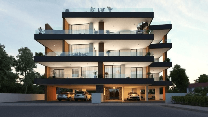 2-bedrooms apartments in Larnaca, Cyprus.