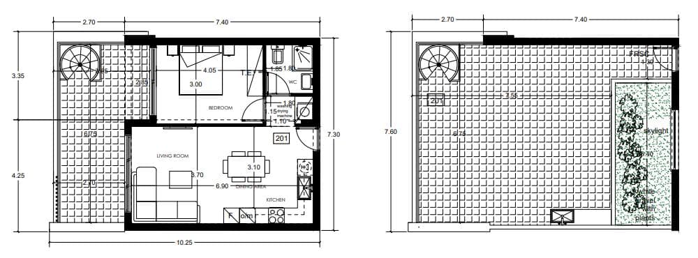 1-bedrooms apartments in Limassol, Cyprus.