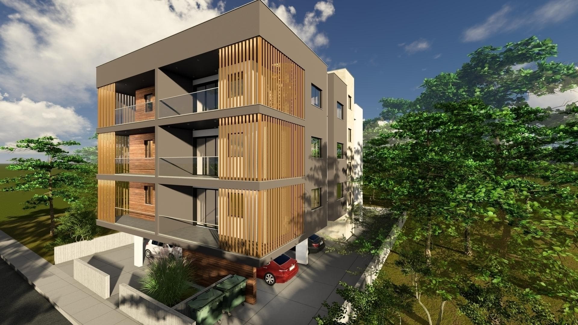 2-bedrooms apartments in Larnaca, Cyprus.