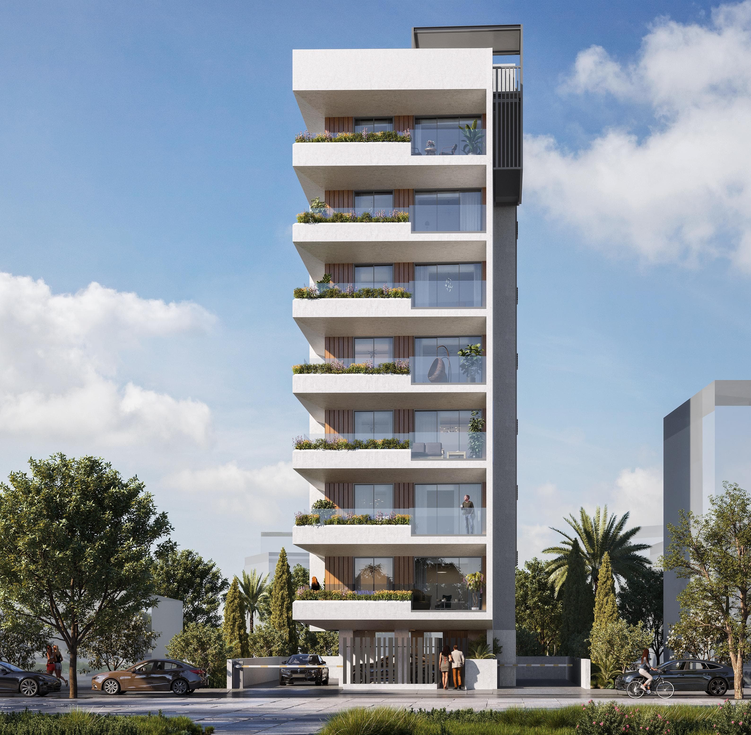 2-bedrooms apartments in Larnaca, Cyprus.