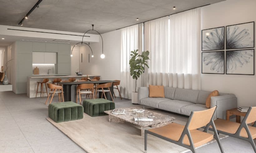 3-bedrooms apartments in Nicosia, Cyprus.