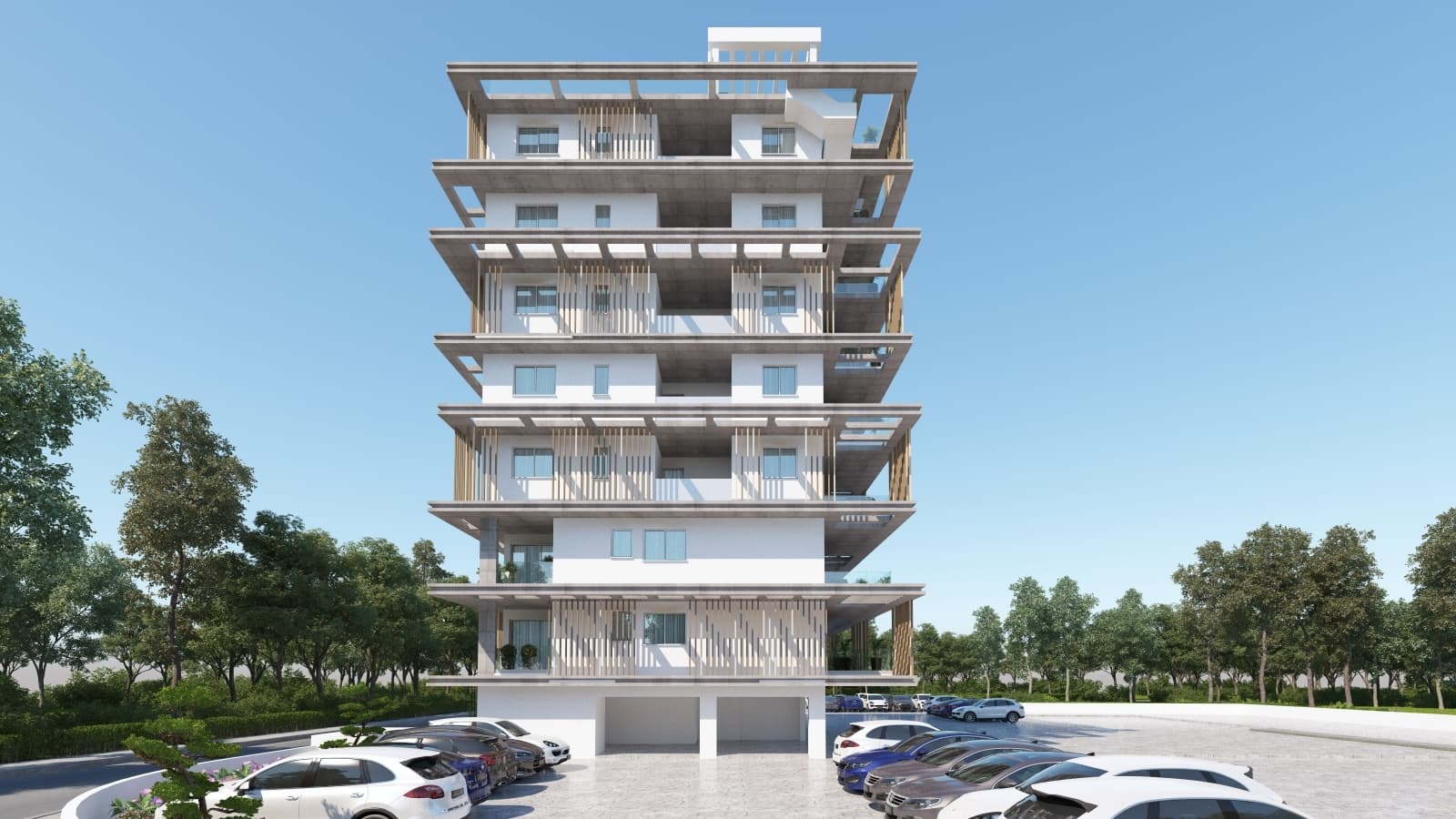 2-bedrooms apartments in Larnaca, Cyprus.