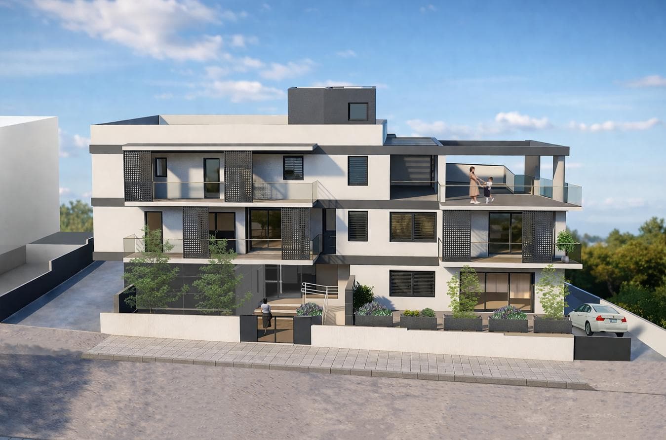 2-bedrooms apartments in Nicosia, Cyprus.