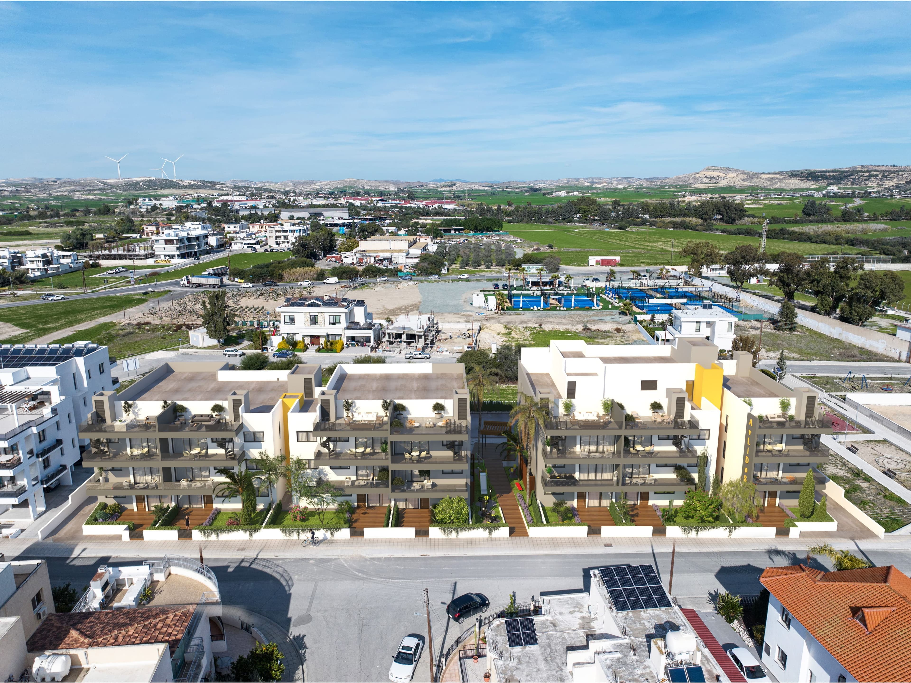 2-bedrooms apartments in Larnaca, Cyprus.