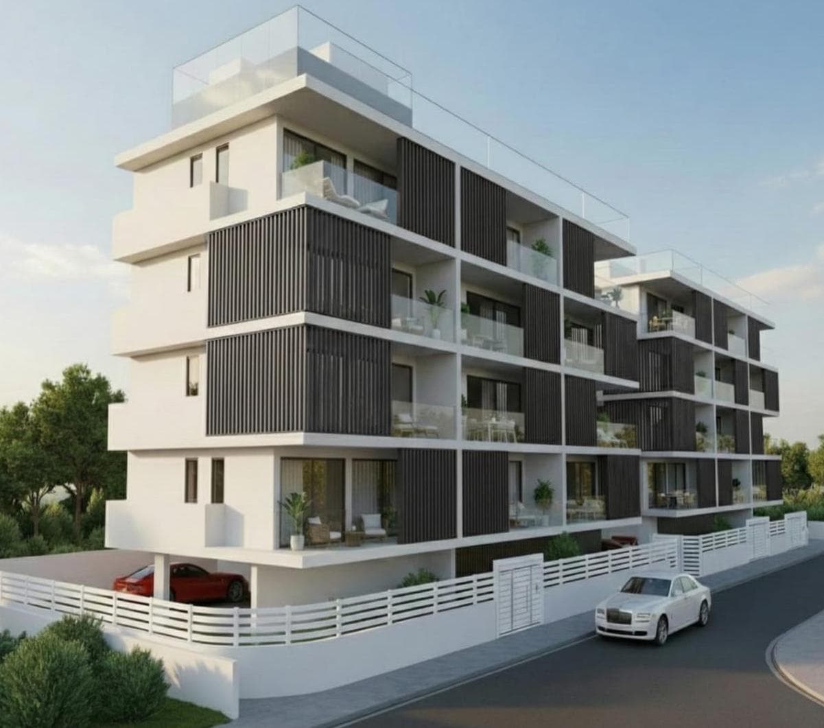 2-bedrooms apartments in Larnaca, Cyprus.