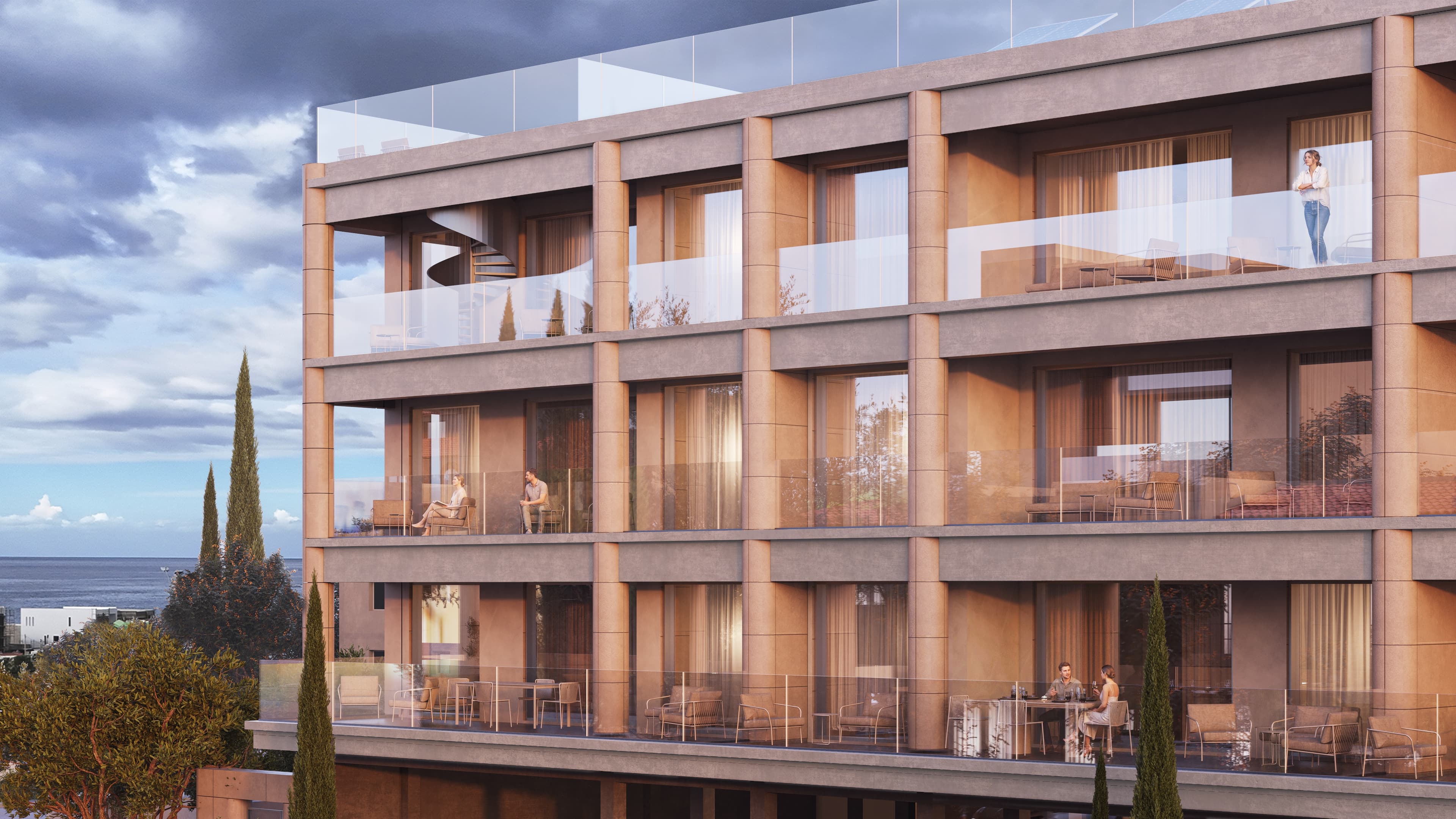 1-bedrooms apartments in Paphos, Cyprus.