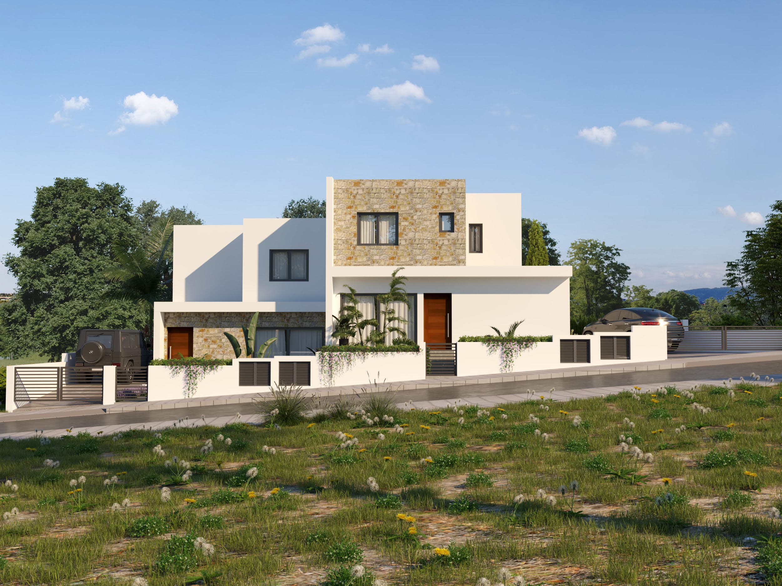 3-bedrooms house in Paphos, Cyprus.