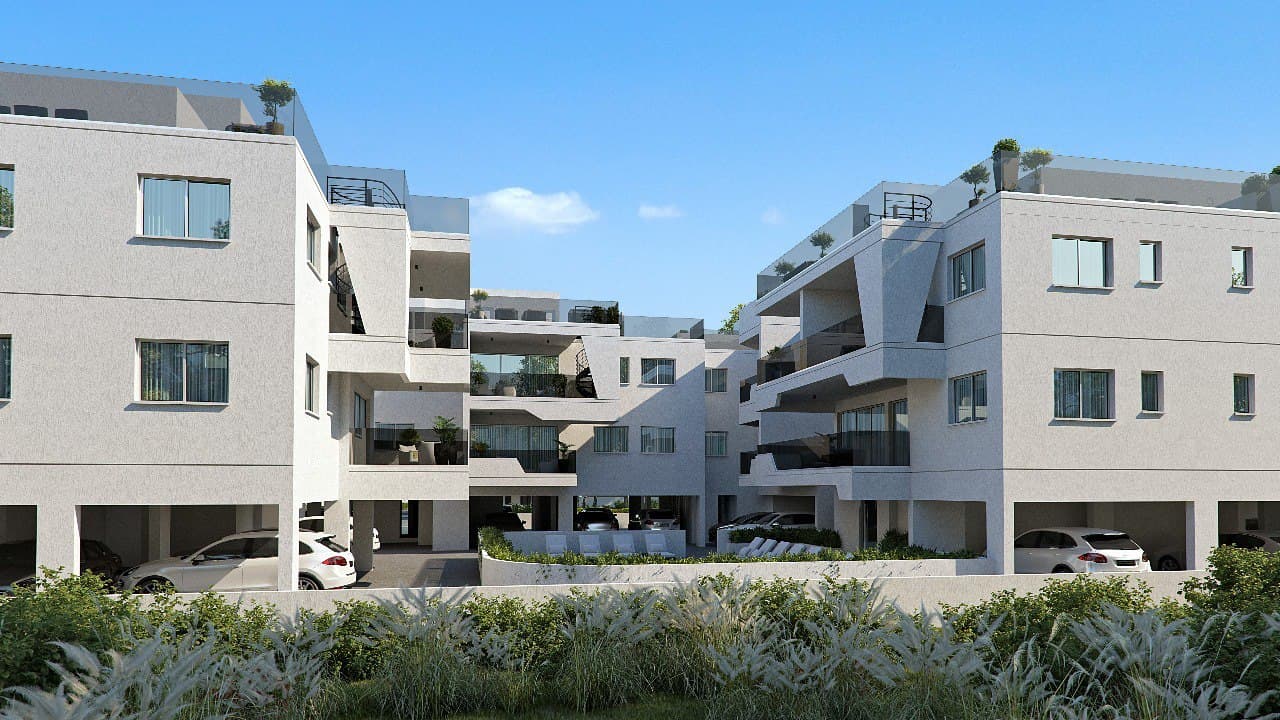 2-bedrooms apartments in Larnaca, Cyprus.