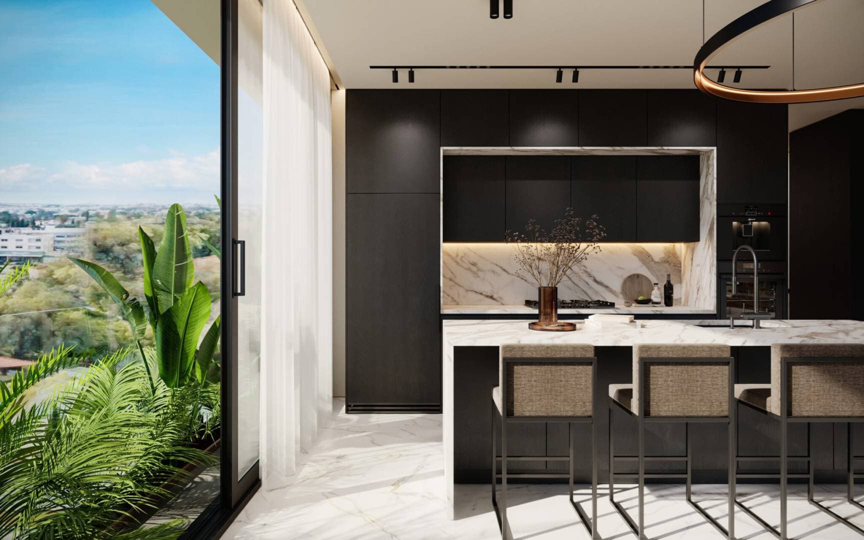 2-bedrooms apartments in Nicosia, Cyprus.