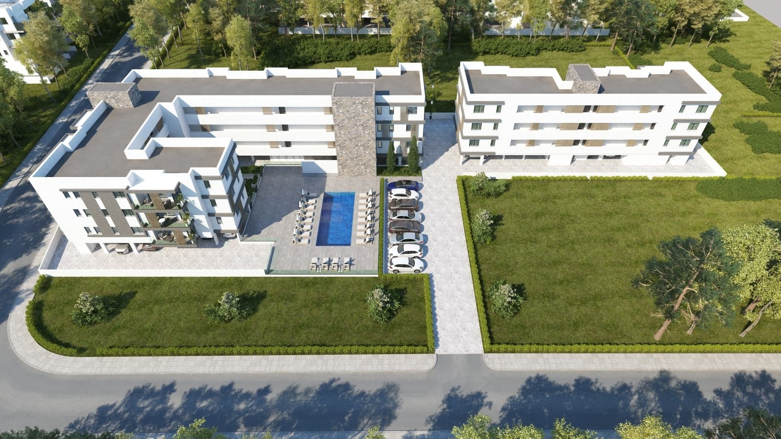 2-bedrooms apartments in Famagusta, Cyprus.