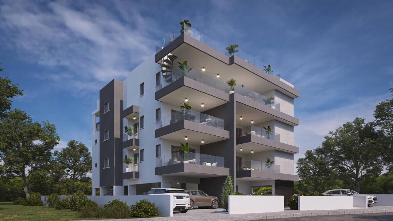 2-bedrooms apartments in Nicosia, Cyprus.