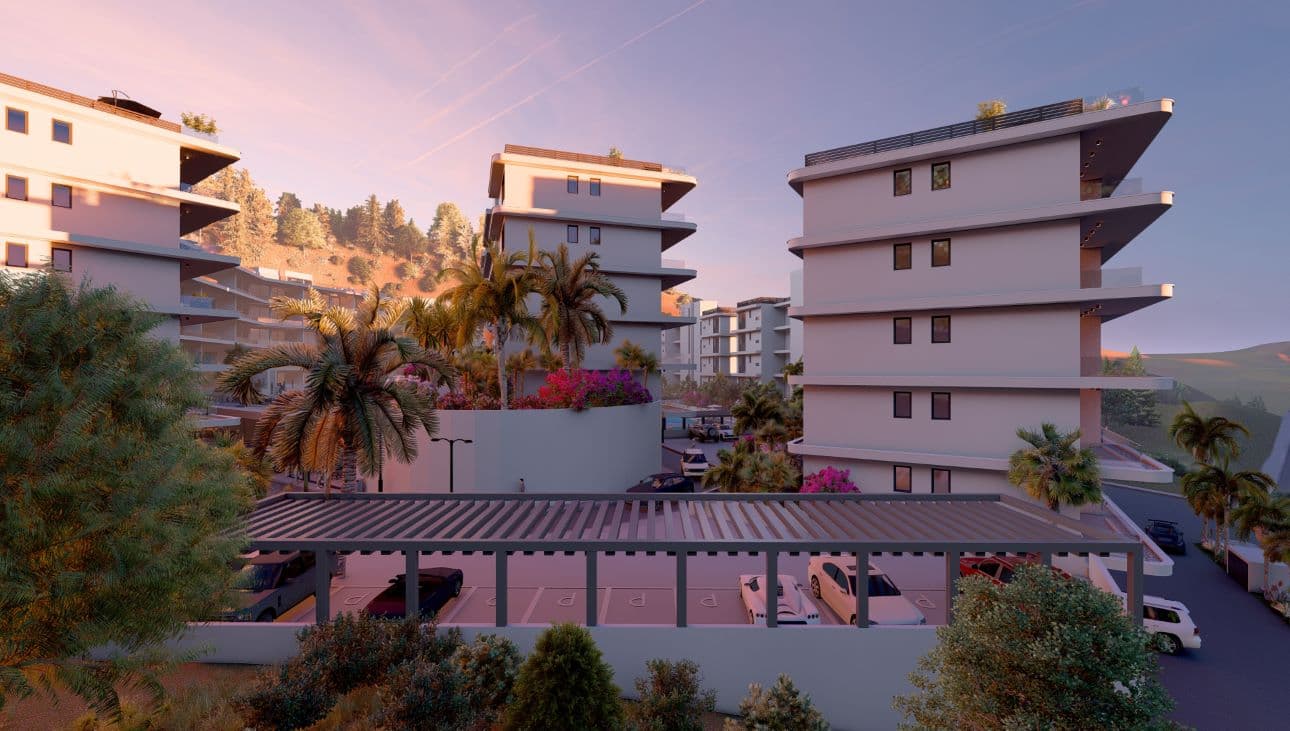 2-bedrooms apartments in Limassol, Cyprus.