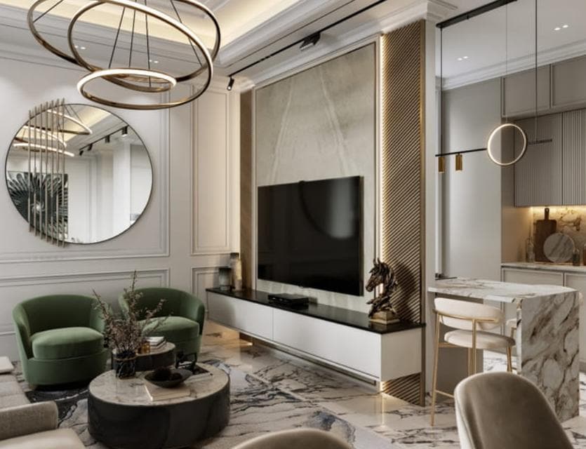 2-bedrooms apartments in Limassol, Cyprus.