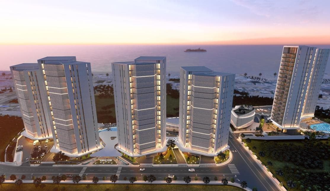 2-bedrooms apartments in Larnaca, Cyprus.