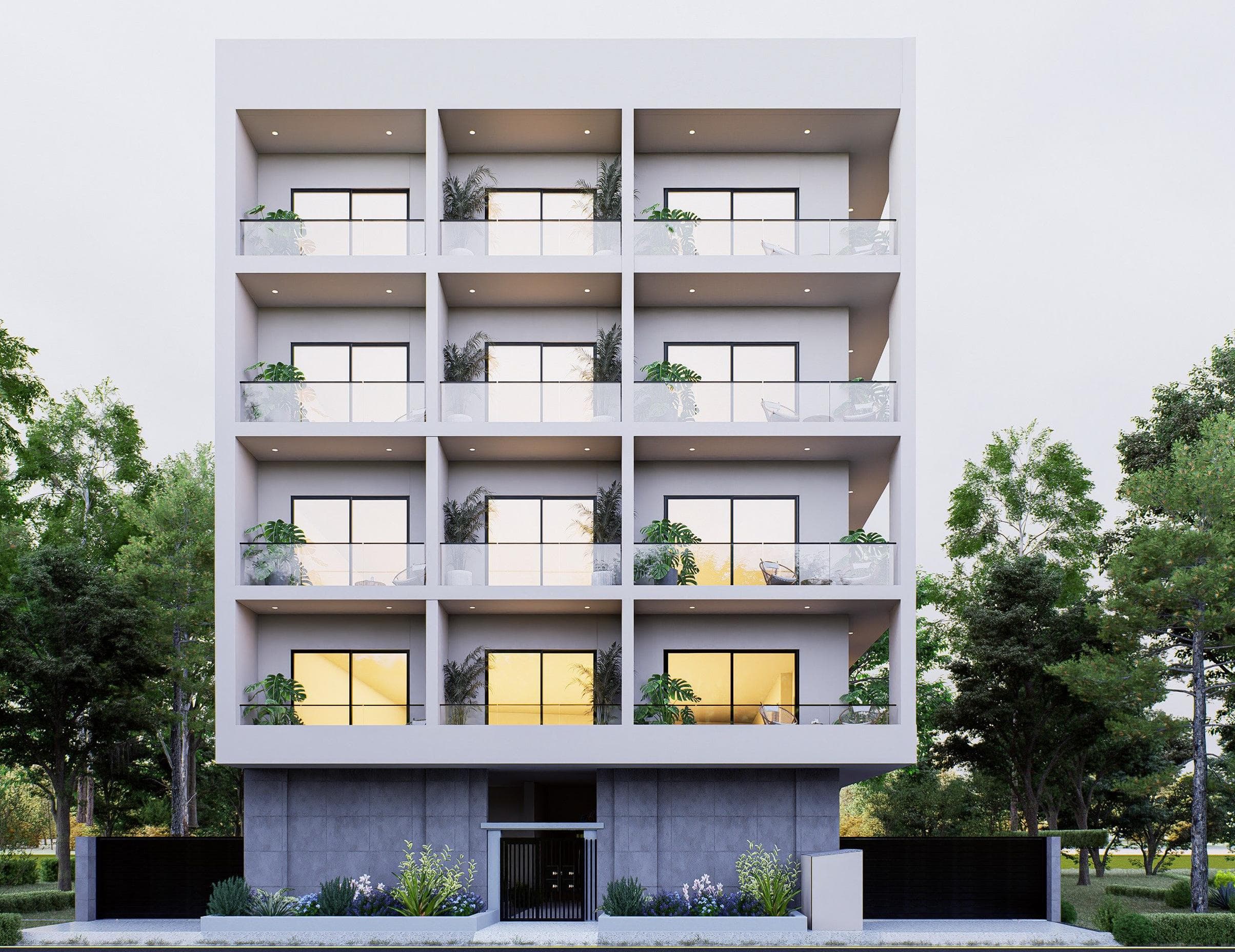 2-bedrooms apartments in Limassol, Cyprus.