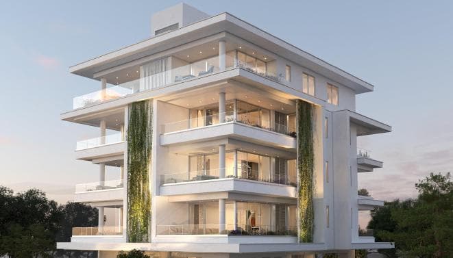 2-bedrooms apartments in Nicosia, Cyprus.