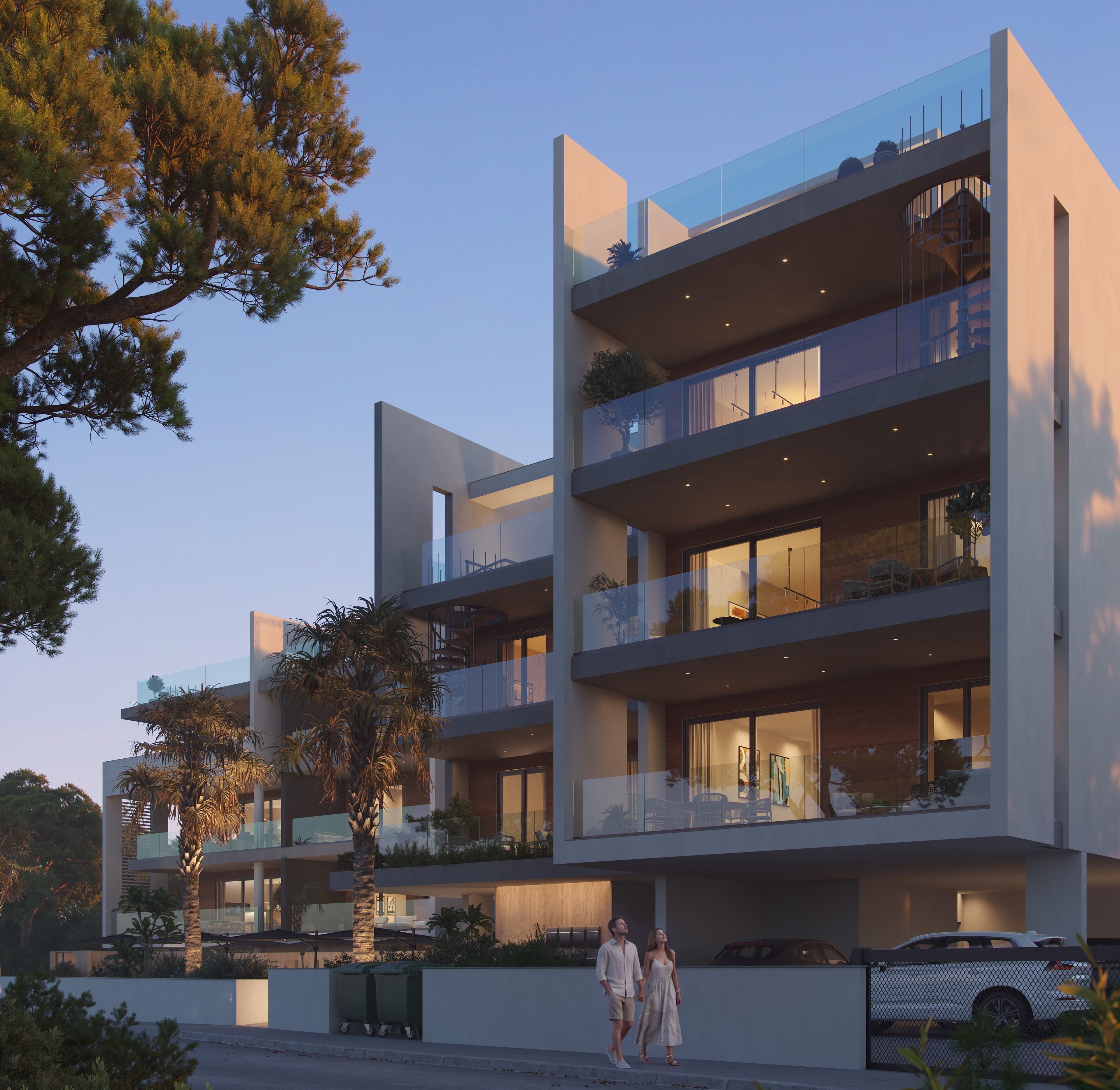 2-bedrooms apartments in Larnaca, Cyprus.
