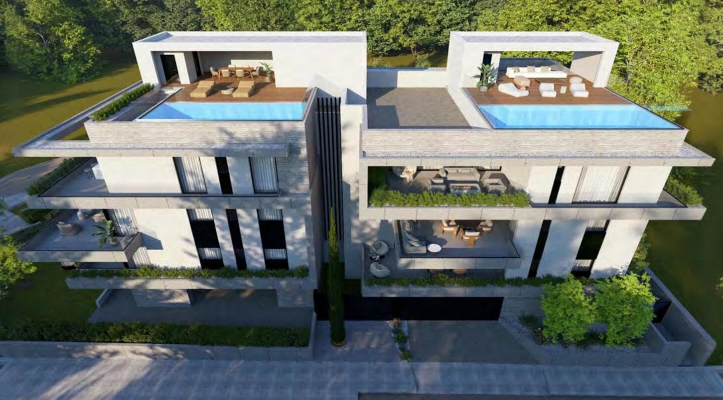 3-bedrooms apartments in Limassol, Cyprus.