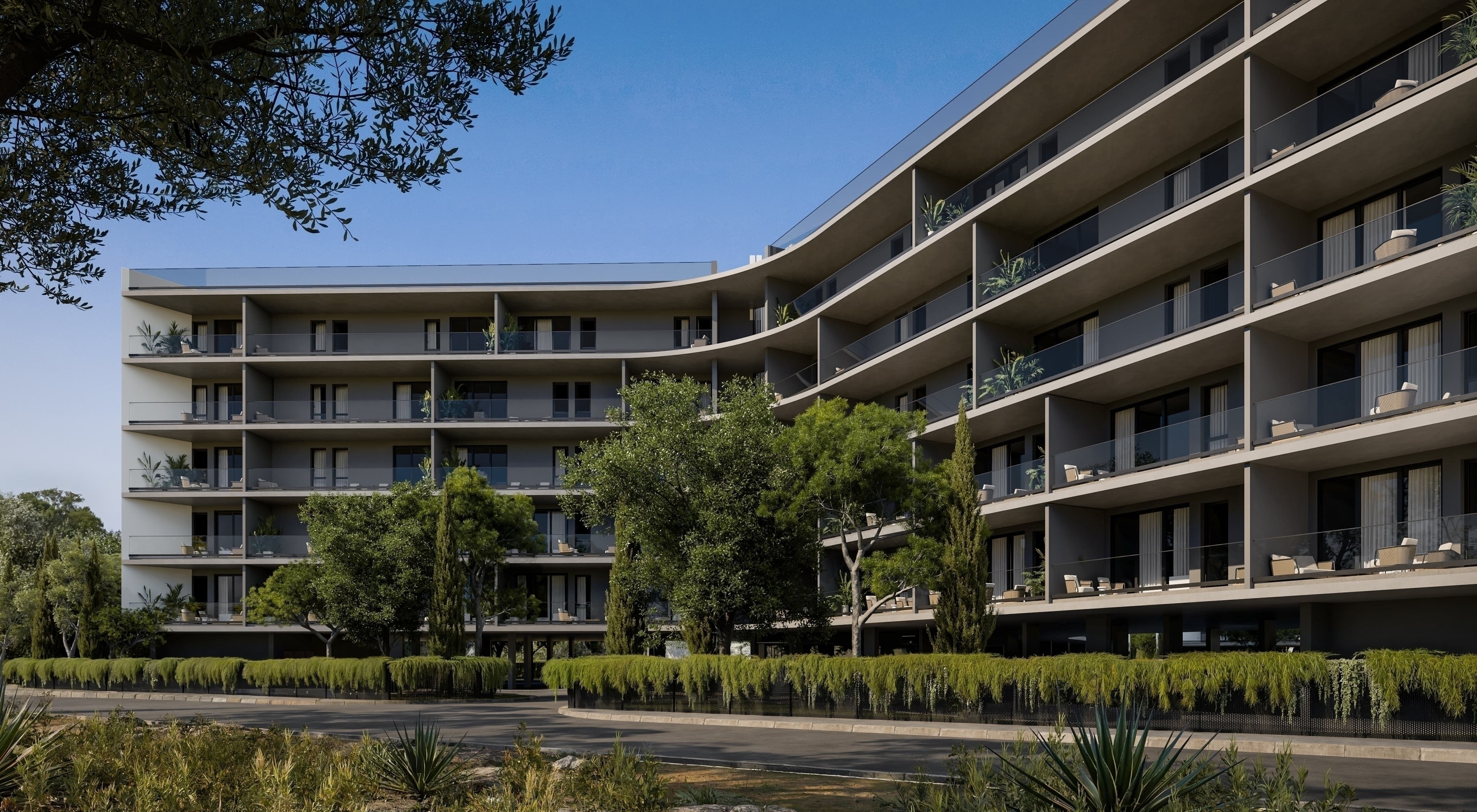 2-bedrooms apartments in Limassol, Cyprus.