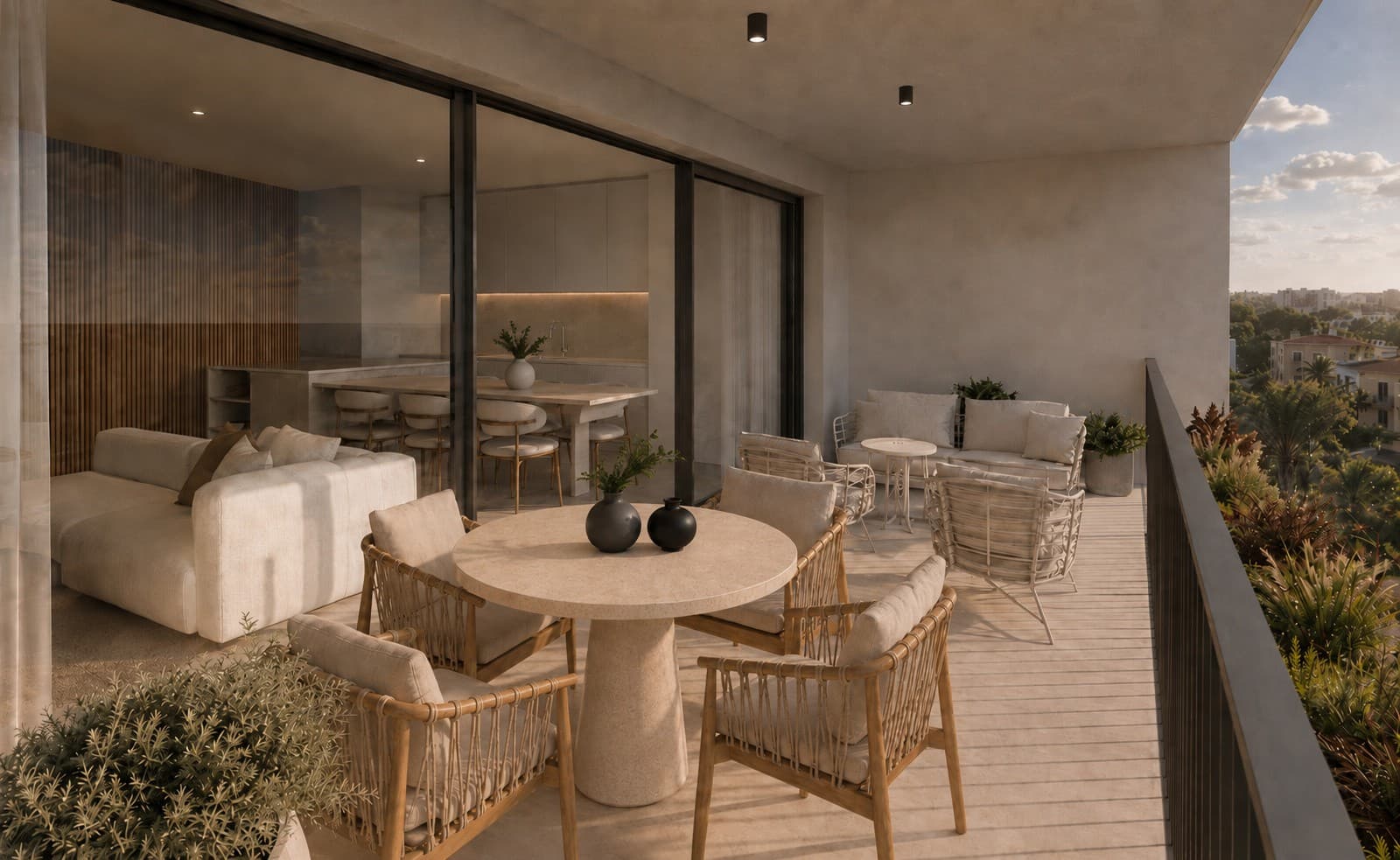 3-bedrooms apartments in Limassol, Cyprus.