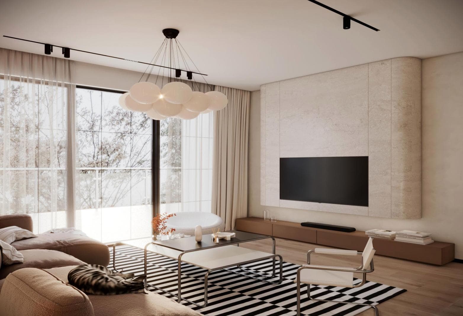 2-bedrooms apartments in Nicosia, Cyprus.