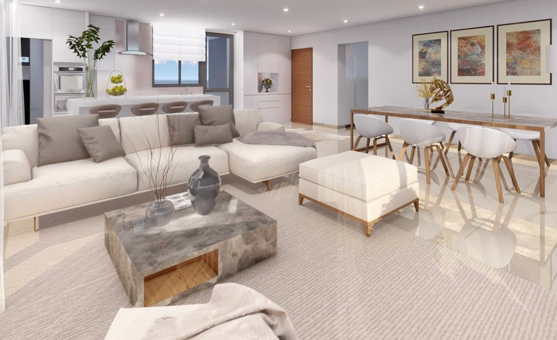 3-bedrooms apartments in Paphos, Cyprus.