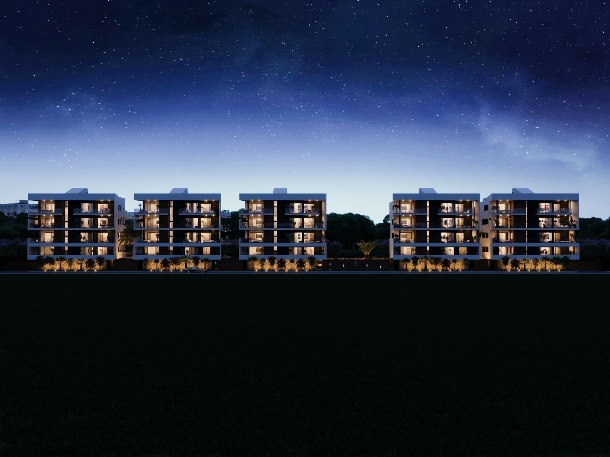 2-bedrooms apartments in Larnaca, Cyprus.