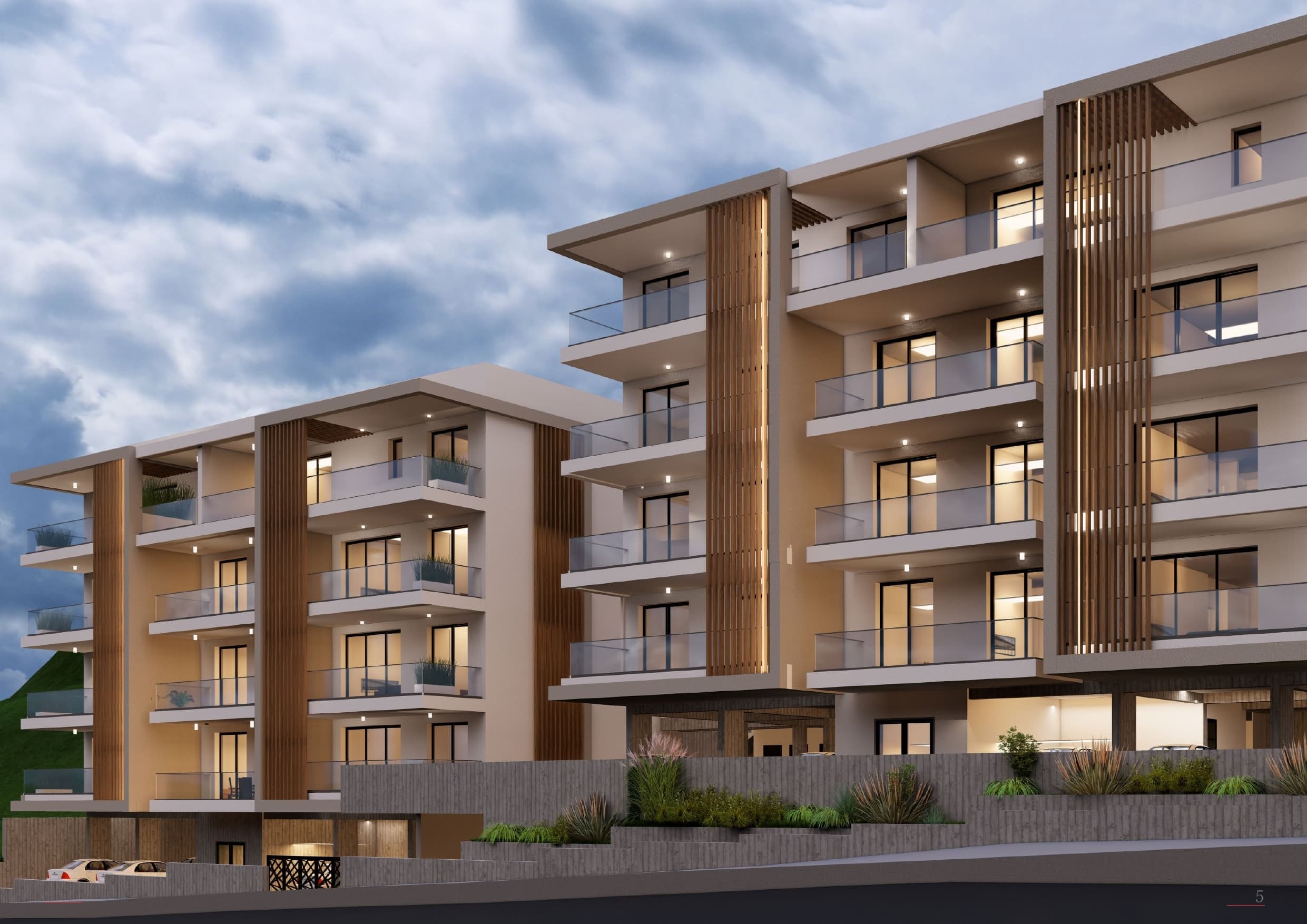 2-bedrooms apartments in Limassol, Cyprus.