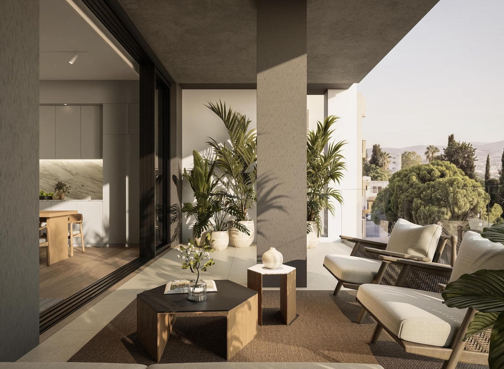 1-bedrooms apartments in Limassol, Cyprus.