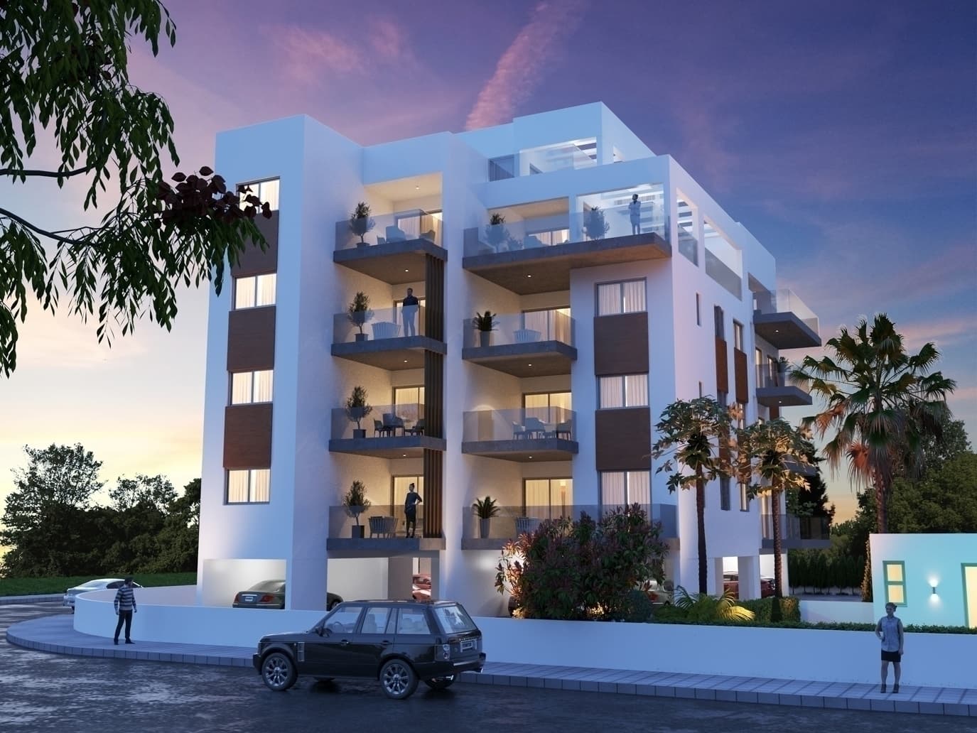 3-bedrooms apartments in Limassol, Cyprus.