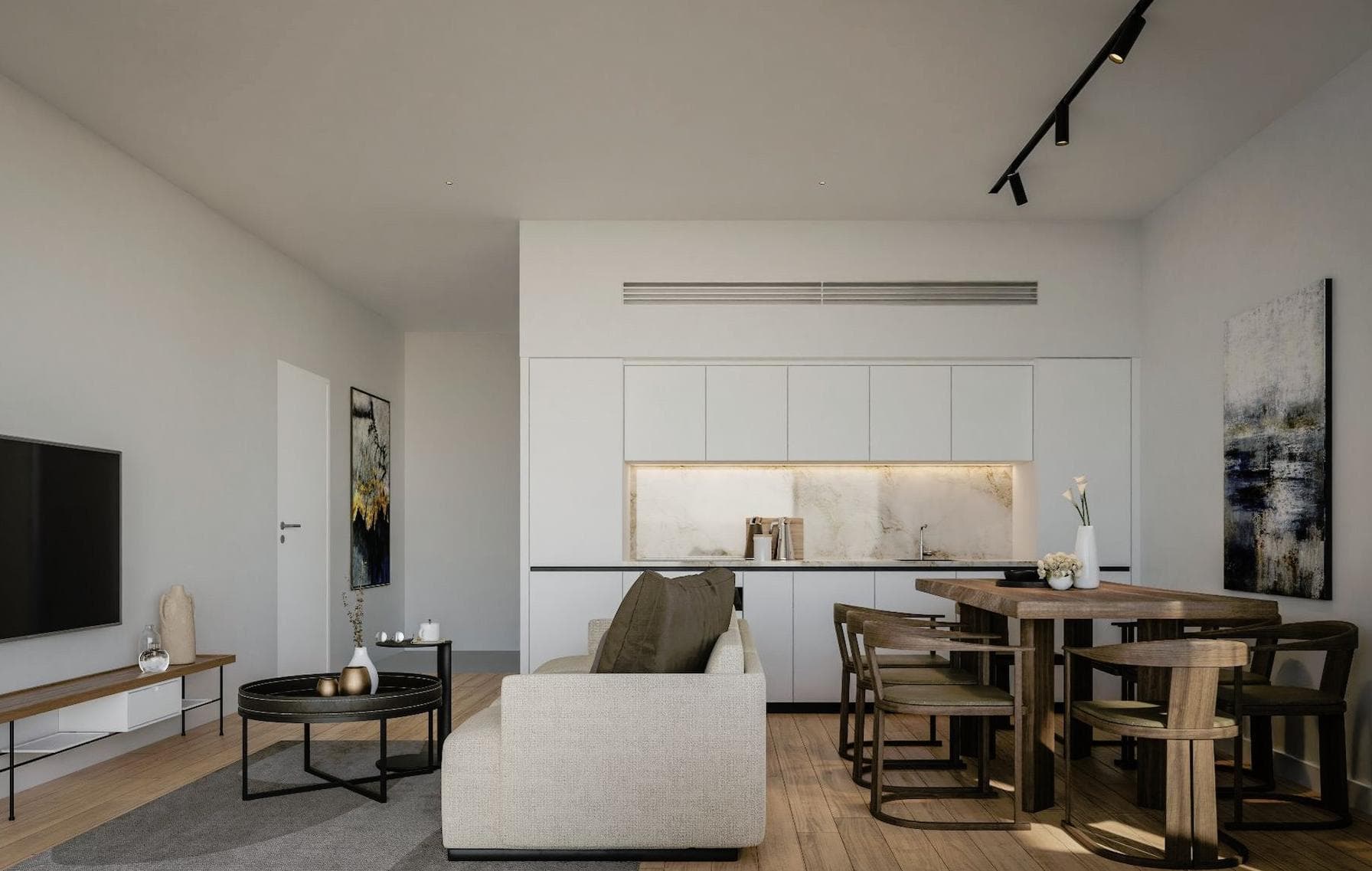 1-bedrooms apartments in Limassol, Cyprus.