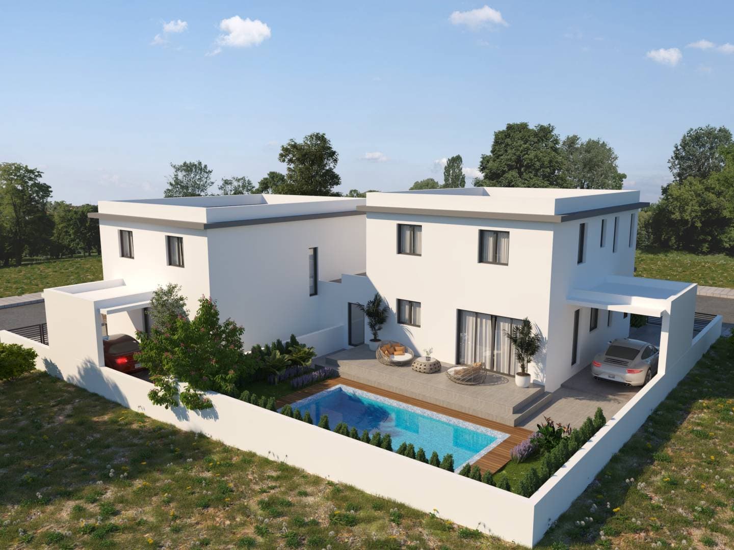 4-bedrooms house in Larnaca, Cyprus.