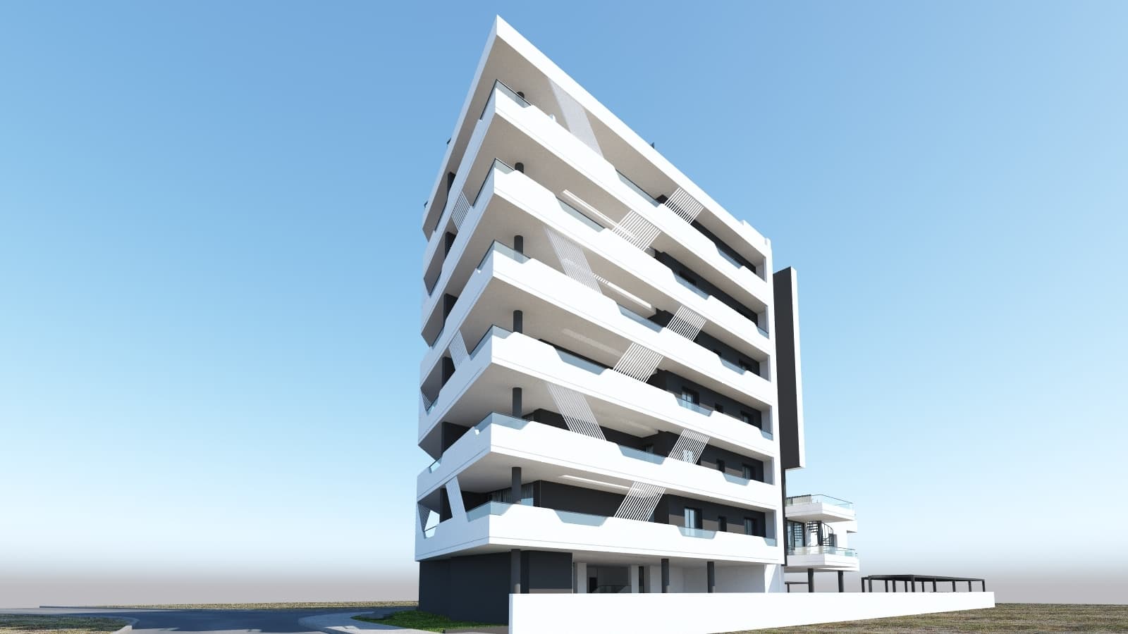 2-bedrooms apartments in Larnaca, Cyprus.