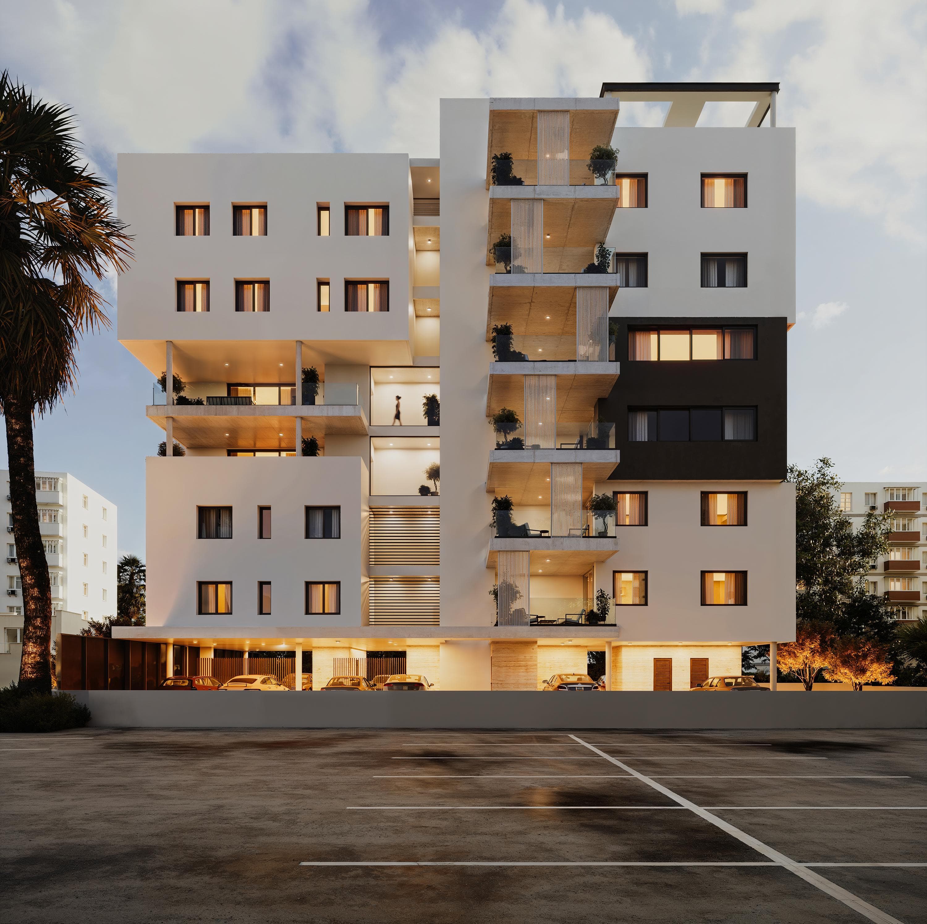 2-bedrooms apartments in Nicosia, Cyprus.