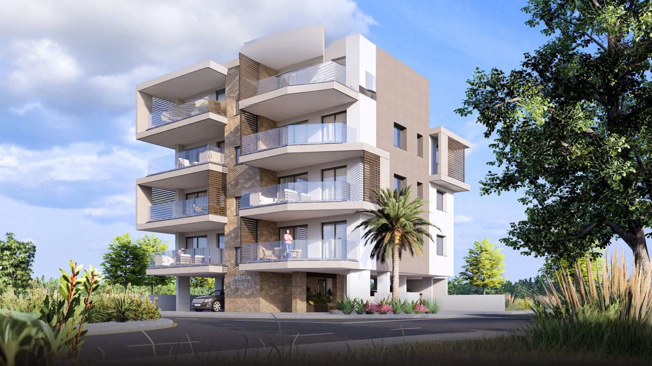 2-bedrooms apartments in Larnaca, Cyprus.
