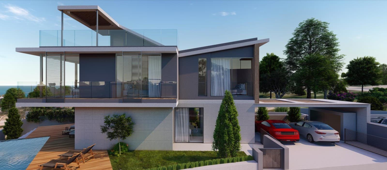 3-bedrooms house in Paphos, Cyprus.
