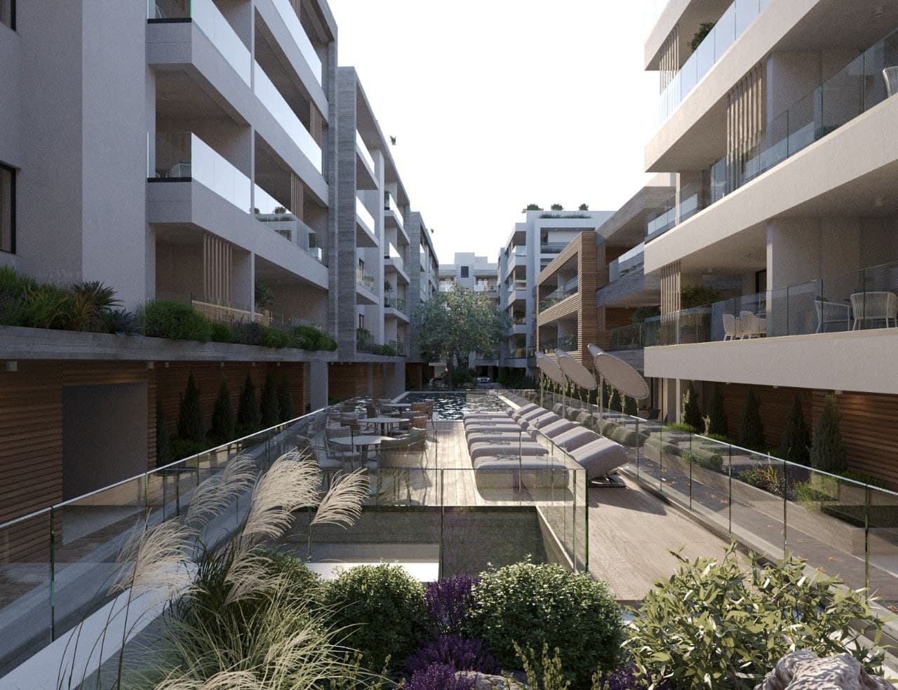 2-bedrooms apartments in Larnaca, Cyprus.