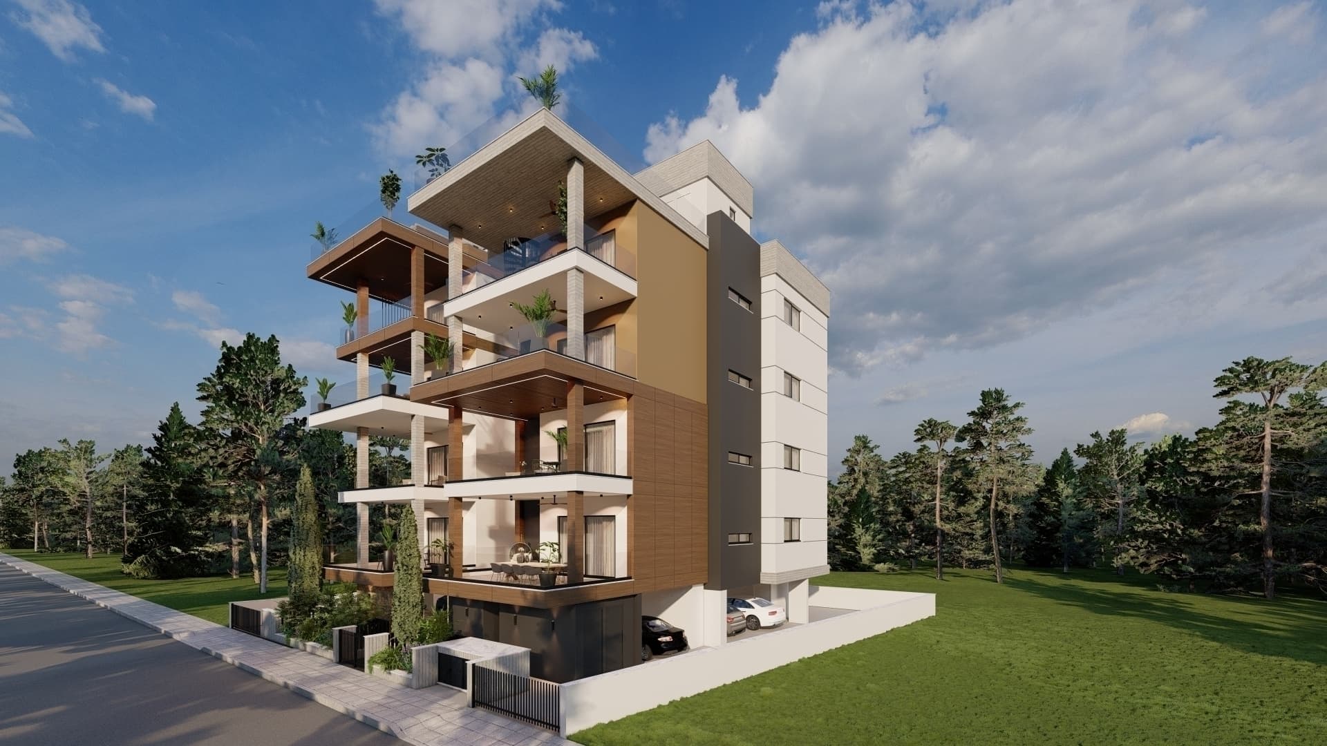 2-bedrooms apartments in Limassol, Cyprus.