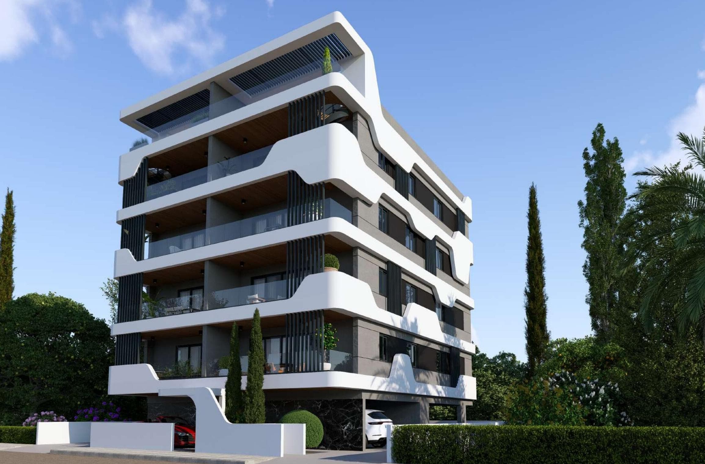 3-bedrooms apartments in Nicosia, Cyprus.