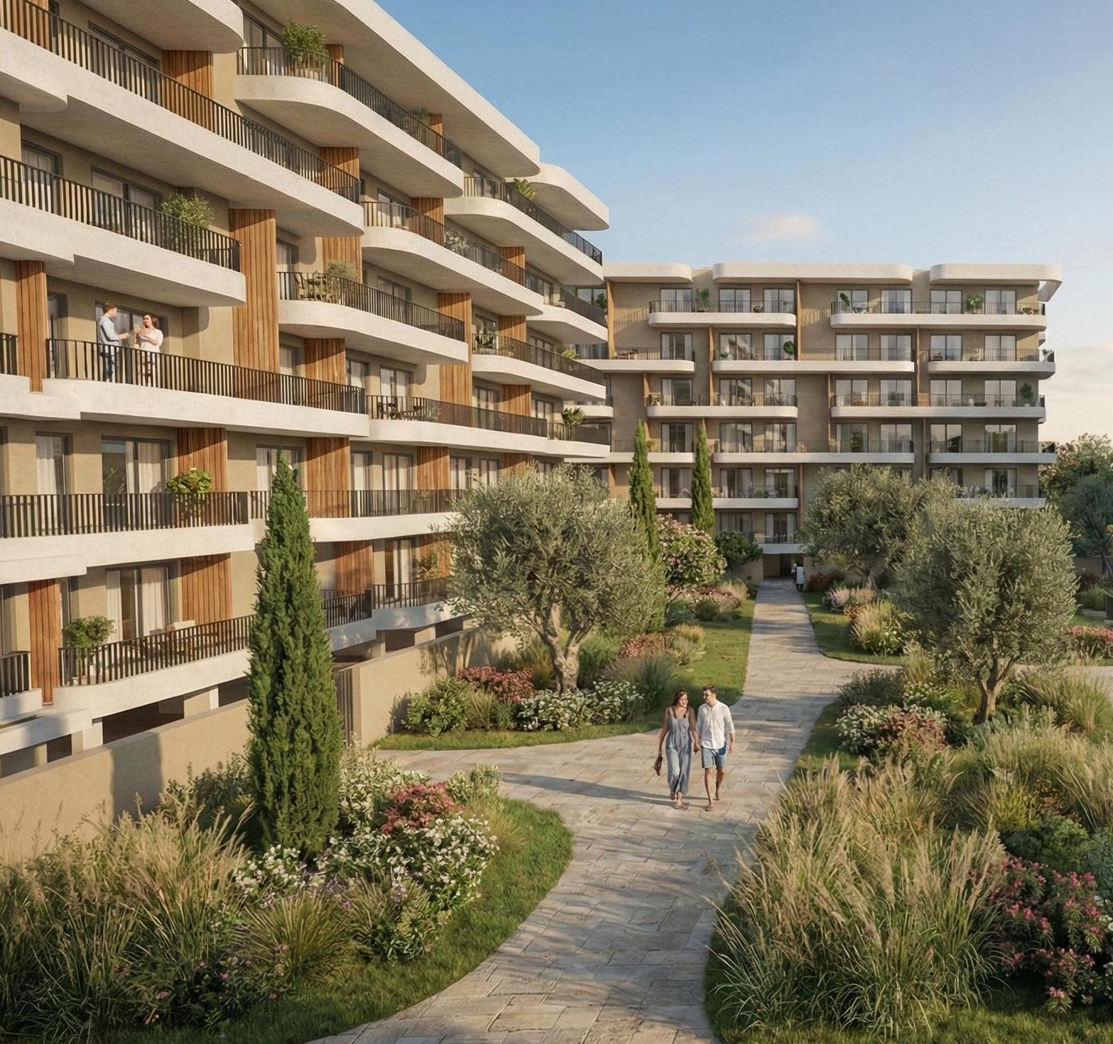 1-bedrooms apartments in Larnaca, Cyprus.
