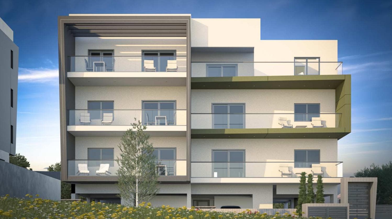 2-bedrooms apartments in Limassol, Cyprus.