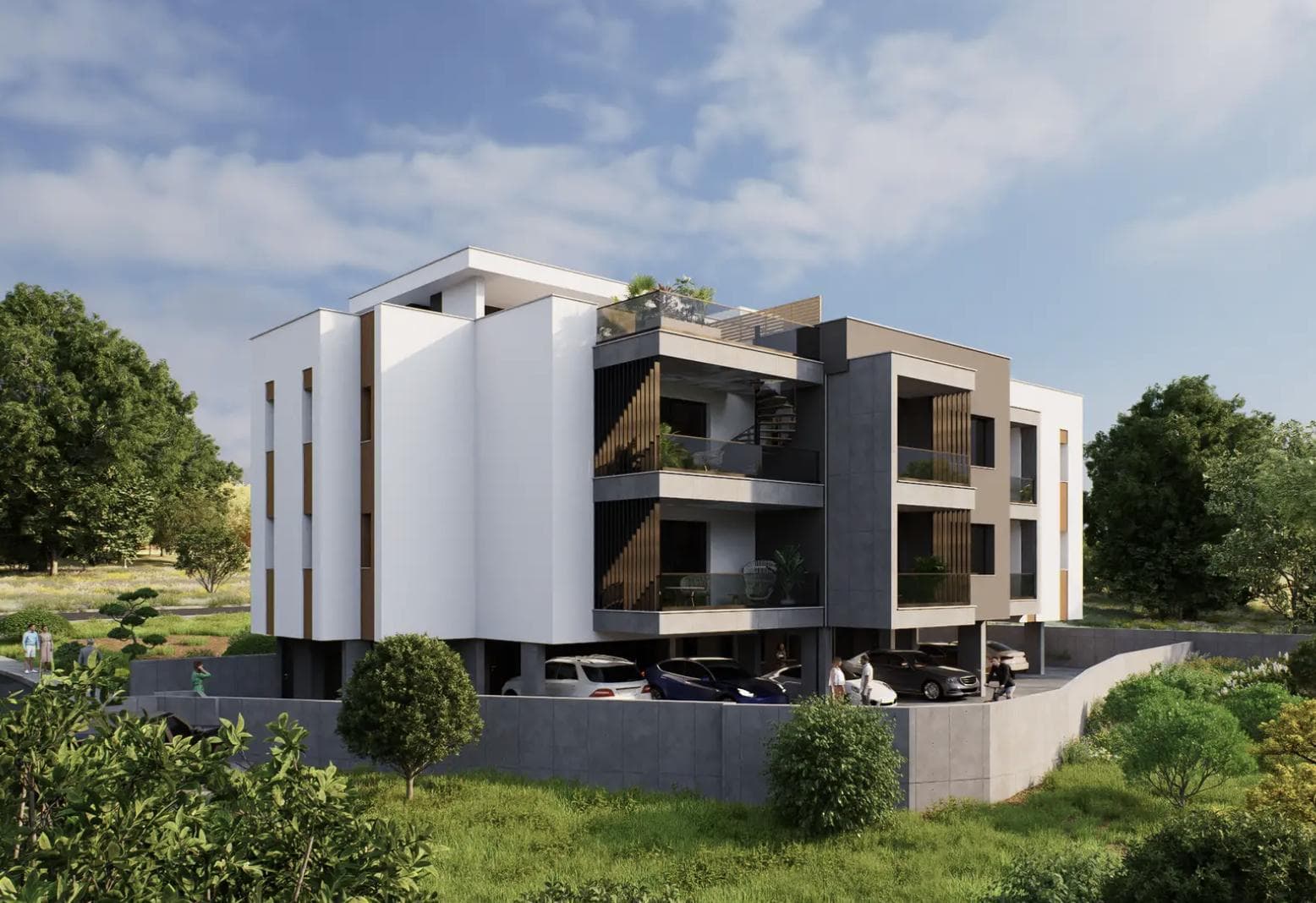 2-bedrooms apartments in Paphos, Cyprus.