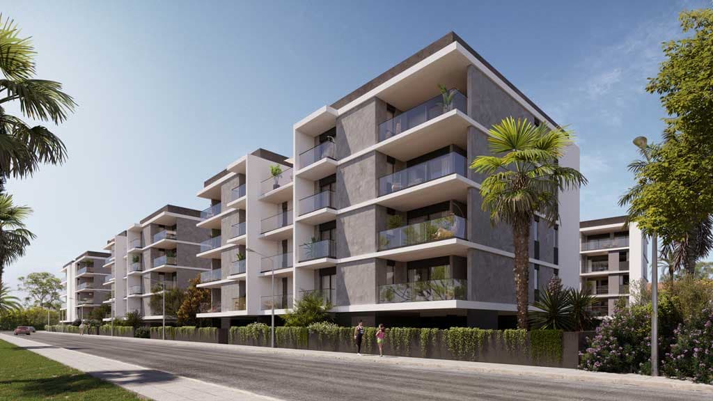 2-bedrooms apartments in Limassol, Cyprus.