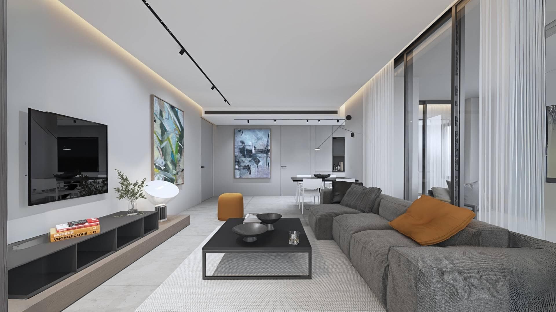 2-bedrooms apartments in Nicosia, Cyprus.